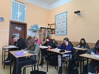 Uczniowie Prusa podczas konkursu English High Flier